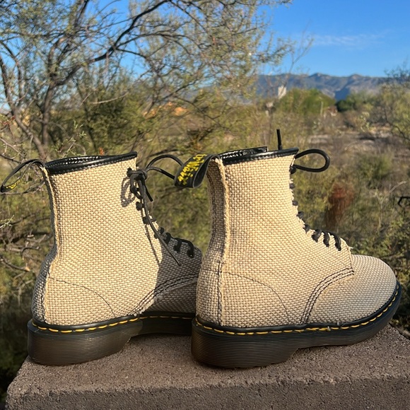 🏴 RARE Burlap England Made Vintage Dr. Martens Boots UK 8 EC‼️ - Picture 17 of 17